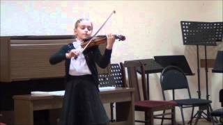 Рябова Анастасия. Скрипка. Карл Бом "Непрерывное движение"
