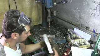 Стапель своими руками, делаем зажимы под короба, видео 4