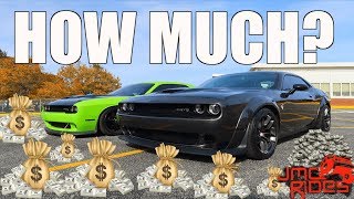 How Much Are The Monthly Payments & TOTAL COST Of MY 2018 WIDEBODY HELLCAT CHALLENGER ?