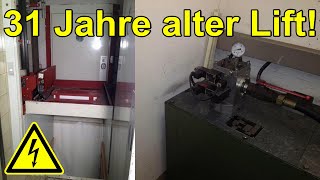 Technik von 31 Jahre altem Lift