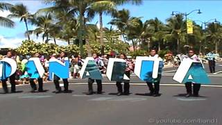 2003 Moanalua "Menehune" Marching Band & Color Guard- Aloha Festivals Parade
