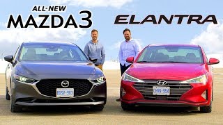 2019 Mazda3 vs Hyundai Elantra // Daily Drivers Duel