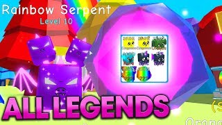 Hatched ALL the BEST New Legendary Pets ? in Bubble Gum Simulator
