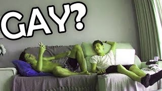 FALEI PRO MEU AMIGO QUE SOU GAY!! // TROLLAGEM