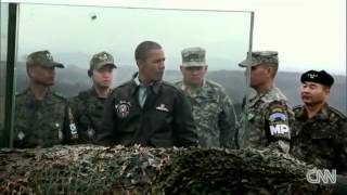 President Obama visits Korean DMZ