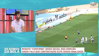 JB Filho: “Os vice-presidentes do Grêmio não querem de jeito nenhum o Diego Souza”