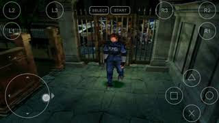 Android PlayStation1 PS1 Emulator FPse Biohazard 2 Game Play