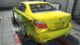 БИТАЯ BMW M5 E60 ГОТОВА! ЧАСТЬ 2 - CAR MECHANIC SIMULATOR 2018