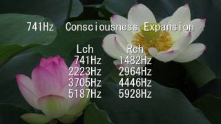 741Hz +7overtones solfeggio frequencies