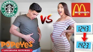 WHO CAN GAIN THE MOST WEIGHT IN 24 HOURS!! **EATING CHALLENGE**