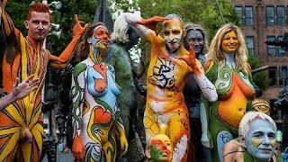 Annual Bodypainting Day 2016 | New York HD 2016 | World Bodypainting nyc Festival