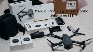 DJI Mavic Pro Fly More Combo Unboxing