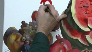 Сергей Андрияка. Натюрморт с арбузами