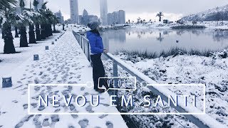 Nevando nas ruas de Santiago | La Vida
