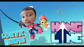 НОВАЯ ИГРА Hang Line! Как добраться до вершины ЭВЕРЕСТА! Я чуть не получил ОСКАРА!!! #новыеигры