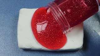 Mixing Glitter Into Slime Compilation | Relaxing Slimesmoothie Satisfying Slime Video #23