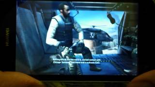 Modern Combat 3: Fallen Nation HD on the Huawei Ascend G300