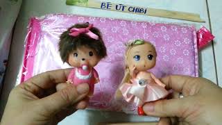 Giảm giá đồ chơi giường hồng, bếp nhôm, quần áo Ken, Nhà búp bê mini