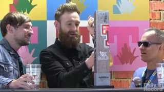 T in the Park 2014: Twin Atlantic have a pint pulling contest