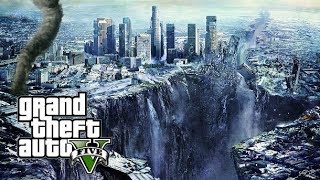 BIG EARTHQUAKE AND TORNADO! SAVING MY FAMILY!!! GTA 5 MOD MKELITE