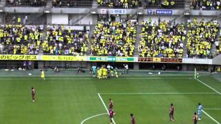 ジェフ千葉'11 vs岡山@フクアリ 竹内彬ロスタイム決勝ゴール(2-1) 15,May