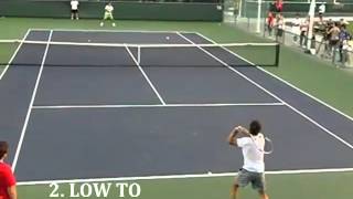 Tennis Forehand & Backhand Groundstroke Tips - Nadal & Verdasco