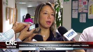 CNC Noticias - Disminuir índice de consumo de drogas, explotación laboral y sexual
