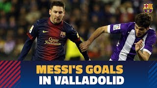 The two fantastic Messi's strikes at the José Zorrilla