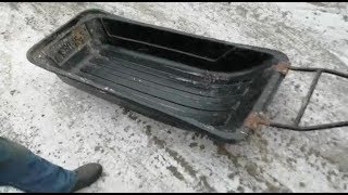 прицеп снегохода: самодельные лыжи