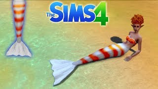 LionFish Mermaid Tail - Sims 4 Mermaid CC