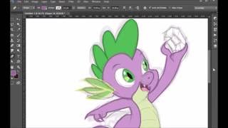 Как нарисовать Спайка из My little Pony  (How to draw Spike)