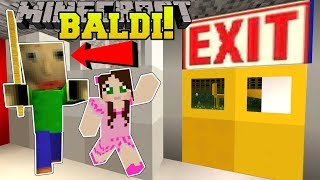 Minecraft: ESCAPE BALDI'S SCHOOL!!! (BALDI'S BASICS!) Mini-Game