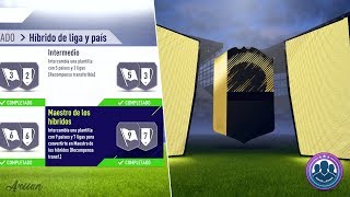 SBC SOBRE 50K! (FÁCIL & BARATO) HÍBRIDO DE LIGA Y PAÍS COMPLETO! - FIFA 18 ULTIMATE TEAM