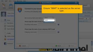 Configuring an IMAP email account with SSL in IncrediMail | FastDot Cloud Hosting