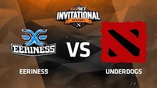 eEriness против underdogs, Открытая Квалификация на GG.Bet Dota 2 Invitational