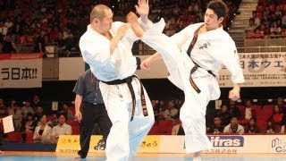 ‪【新極真会】第28回全日本ウエイト制大会 重‪量級準々決勝‬ 4 KARATE
