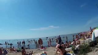 Генический городской пляж 7 июля 2016 как есть
