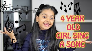 4 YEAR OLD GIRL SING A SONG FOR HER FANS | AIMALIFESTYLE