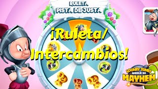 Intercambios y Ruleta Pista de Justa - Looney Tunes Un Mundo de Locos