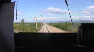 Поездка на тепловозе 2ТЭ10М, [РЖД], Байкало-Амурская магистраль
