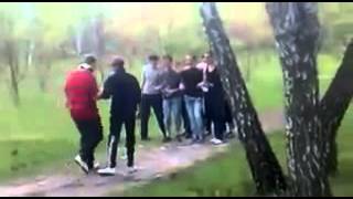 Толпа на толпу,железная драка