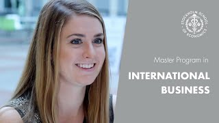 Master Program in International Business