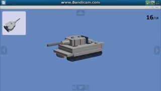 Как сделать мини танк из Lego [Тигр] /  How to make a mini tank from Lego [Tiger]