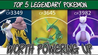 Top 5 Legendary Pokemon Worth Powering Up In Pokemon GO