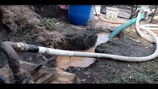 Бурение ВРУЧНУЮ под 125 трубу Часть 2 (2 из 3) Возможно или Нет? Проверена своими руками!
