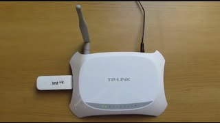 ROUTER LTE 4G USB TP-LINK MR3220 + MODEM HUAWEI E3372