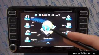 Штатная магнитола Phantom DVM-1821G i5 в Volkswagen Polo Sedan - GPS навигация