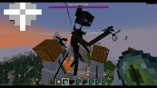 Minecraft Enderman Apocalypse / Titan Endermen vs Snow Golem Titans / Titan Mobs Mod