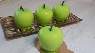 МУССОВОЕ ПИРОЖНОЕ ЯБЛОЧКО | Пирожное в форме ЯБЛОКА