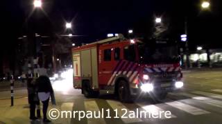 Politie/ Brandweer/ Ambulance met spoed in Almere & Amsterdam